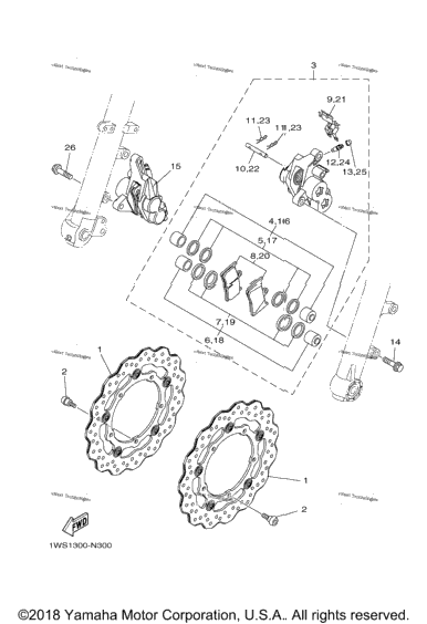 Front Brake Caliper