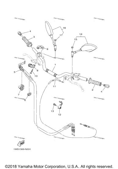 Steering Handle Cable