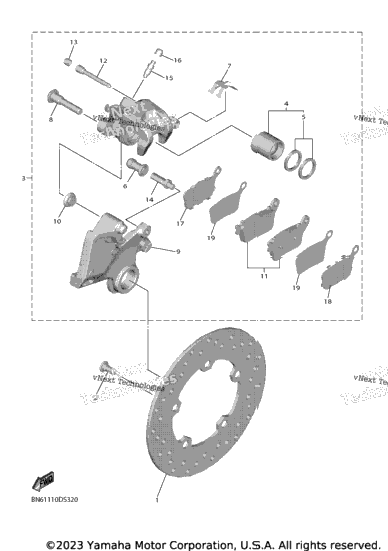 Rear Brake Caliper