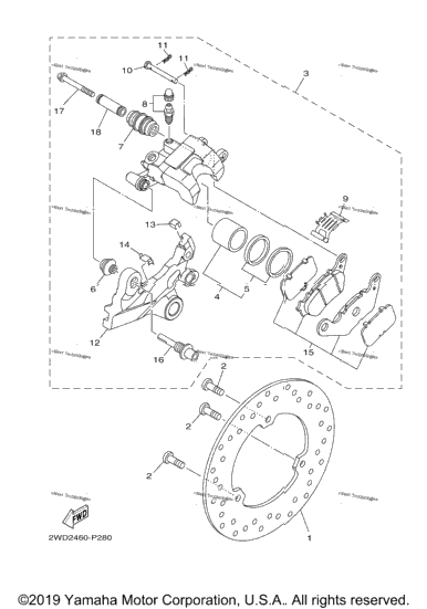 Rear Brake Caliper