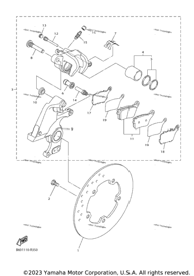 Rear Brake Caliper