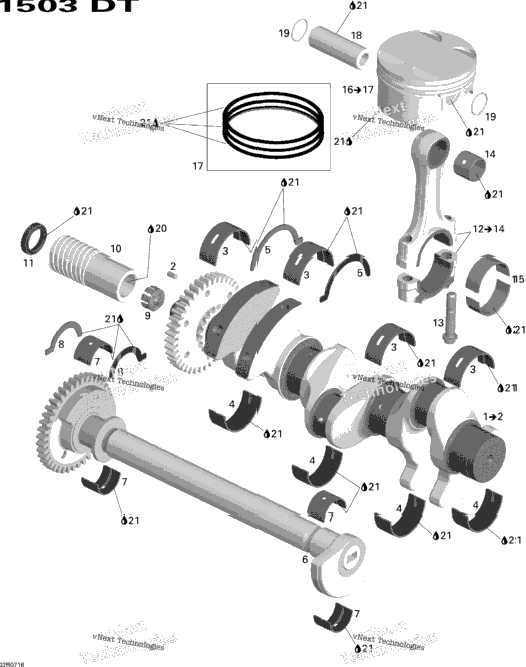 Crankshaft And Pistons