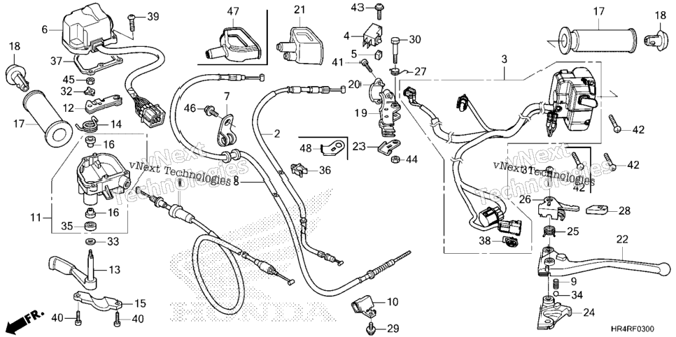 HANDLE LEVER / SWITCH / CABLE
