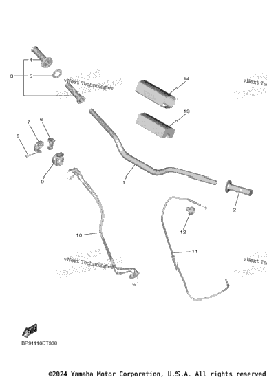 Steering Handle Cable