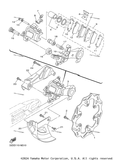 Rear Brake Caliper
