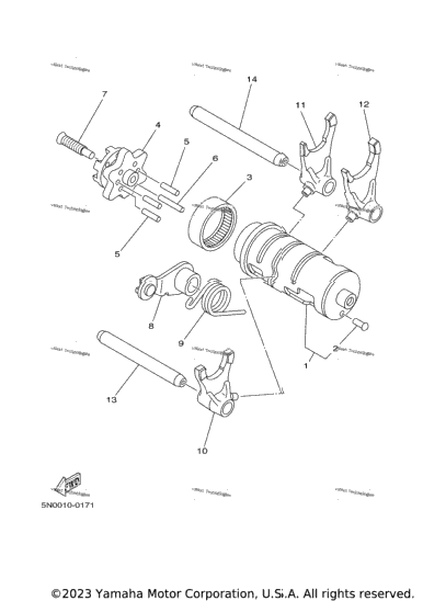 Shift Cam Fork