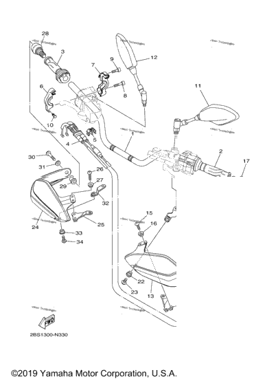Steering Handle Cable