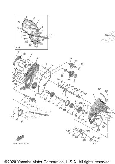 Middle Drive Gear