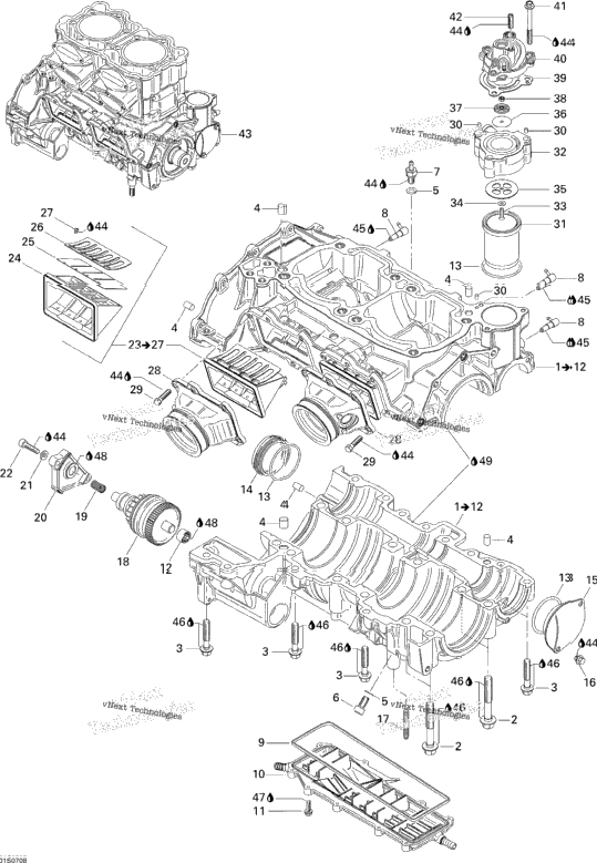 Crankcase And Reed Valve