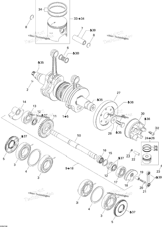 Crankshaft And Pistons