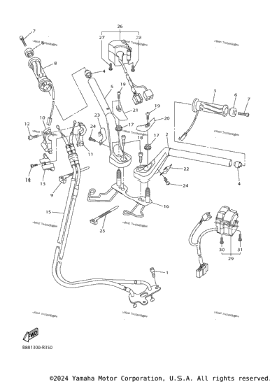 Steering Handle Cable