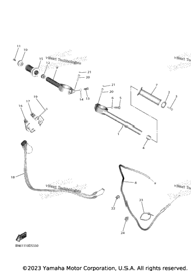 Steering Handle Cable
