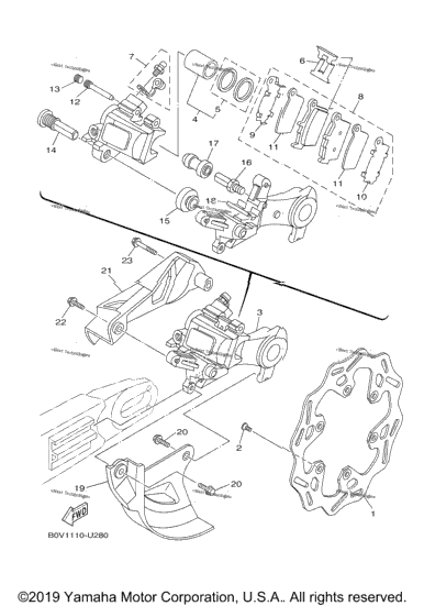 Rear Brake Caliper