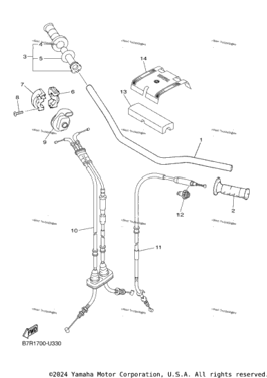 Steering Handle Cable