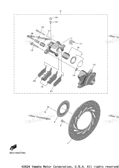 Rear Brake Caliper