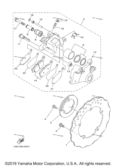 Rear Brake Caliper