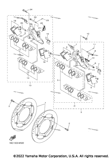 Front Brake Caliper