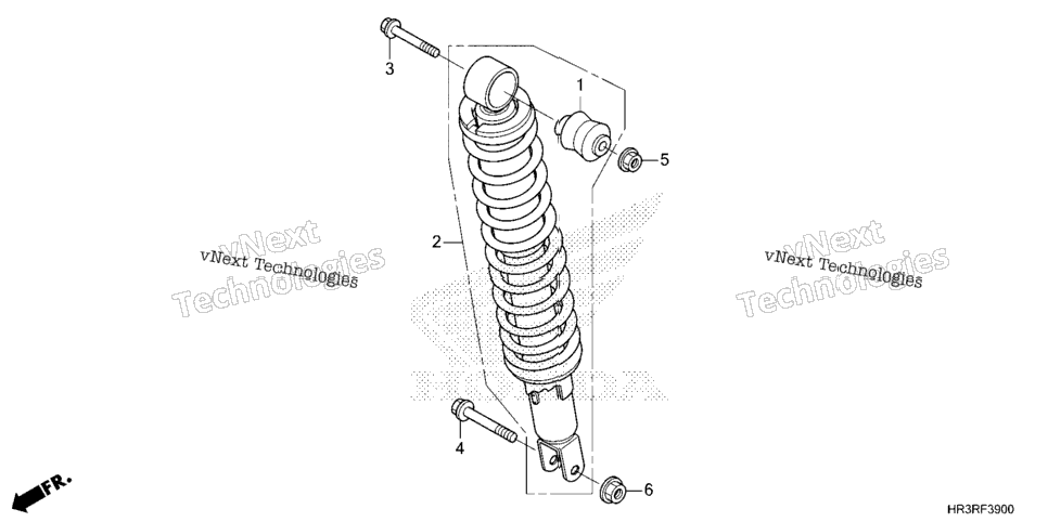 REAR SHOCK ABSORBER