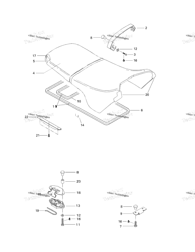 Seat And Engine Cover
