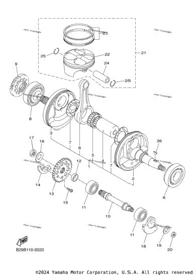 Crankshaft Piston