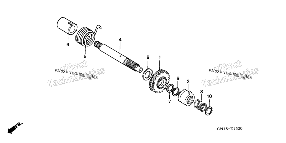 Kick Starter Spindle