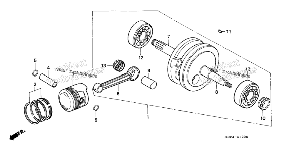 Crankshaft + Piston