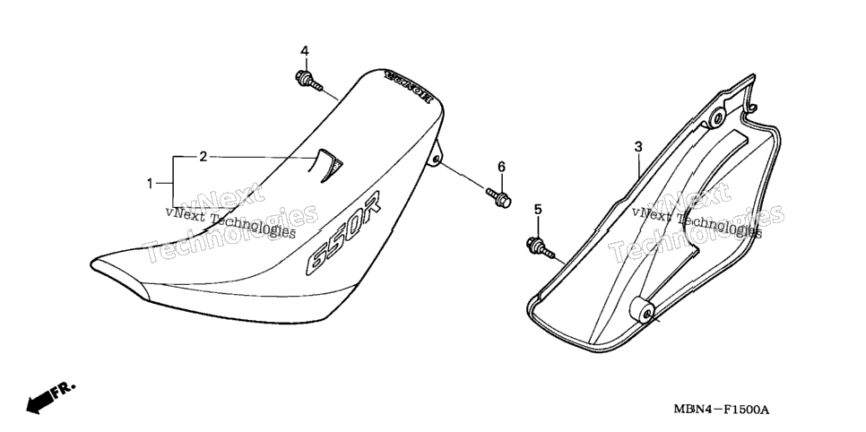 Seat + Side Cover