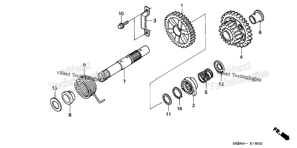Kick Starter Spindle