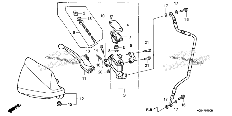 Front Brake Master Cylinder