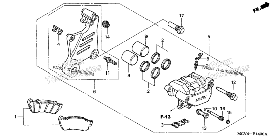 Rear Brake Caliper