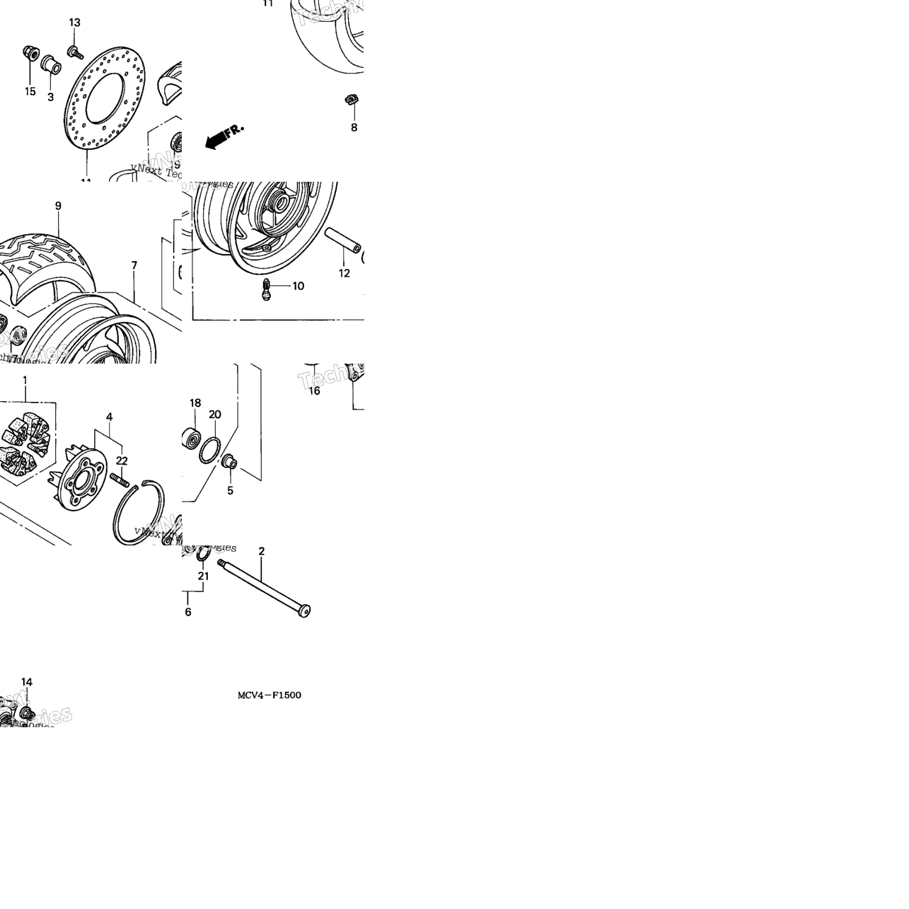 Rear Wheel (Vtx1800r)