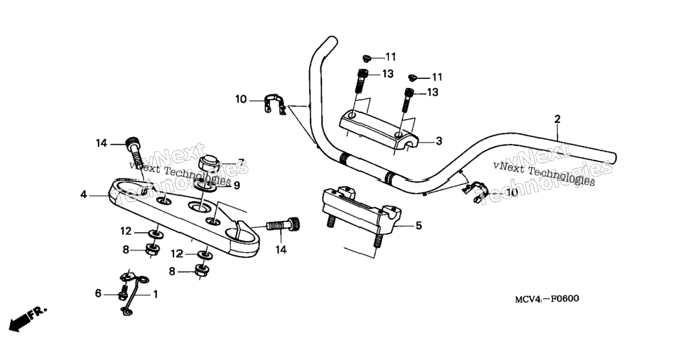 Handlebar + Top Bridge