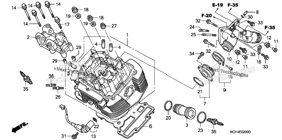 Cylinder Head (Fr.)