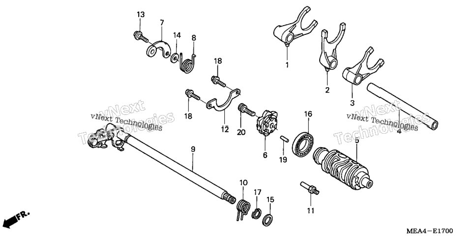 Gearshift Drum