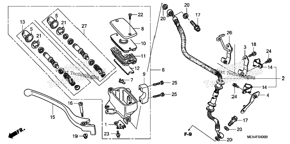 Front Brake Master Cylinder