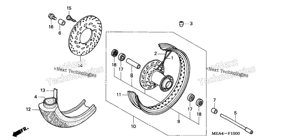 Front Wheel (Vtx1300s)