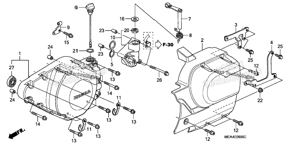 Left Crankcase Cover