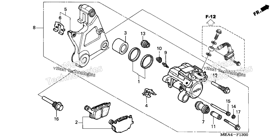 Rear Brake Caliper