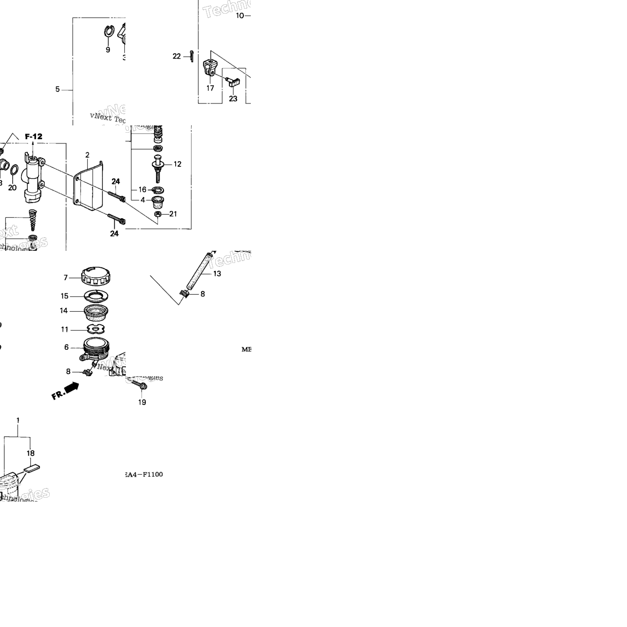 Rear Brake Master Cylinder