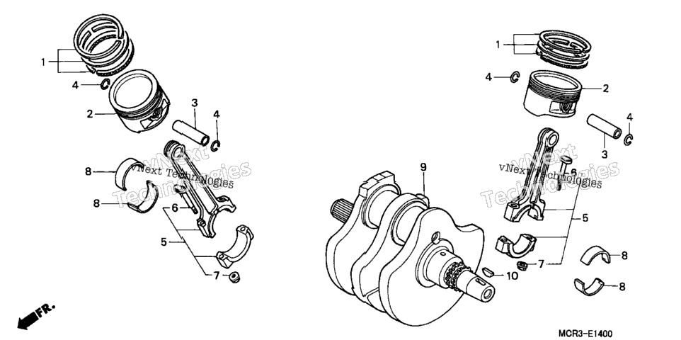 Crankshaft + Piston