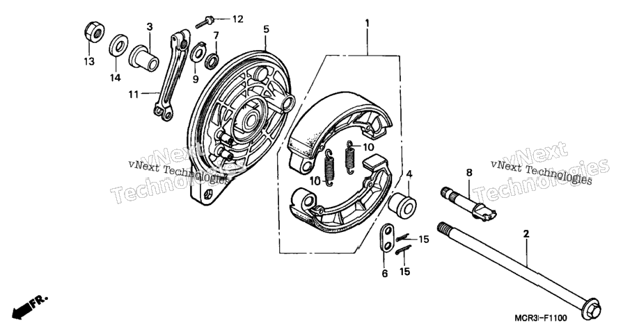 Rear Brake Panel