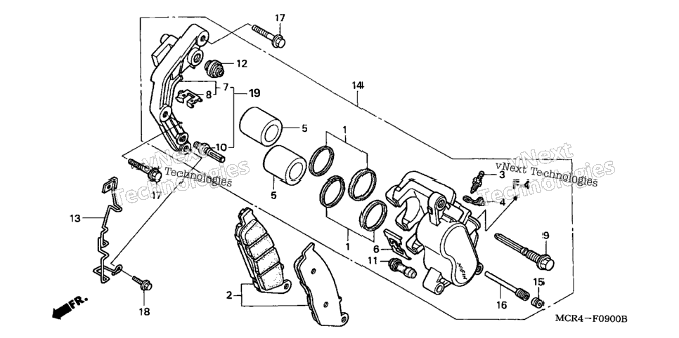 Front Brake Caliper