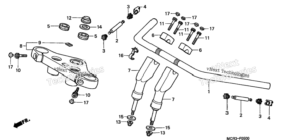 Handlebar + Top Bridge