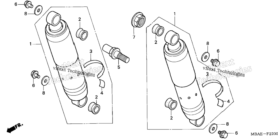 Rear Shock Absorber