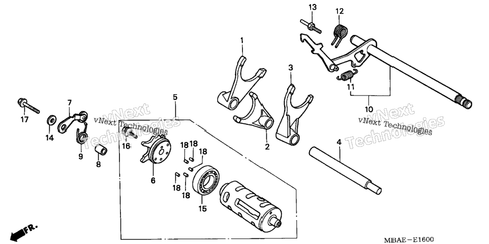 Gearshift Drum