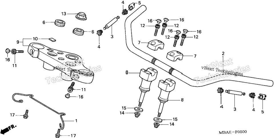Handlebar + Top Bridge