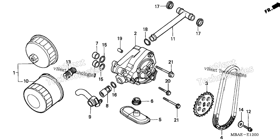 Oil Filter + Oil Pump
