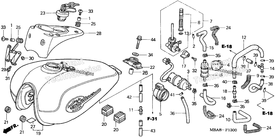Fuel Tank + Fuel Pump