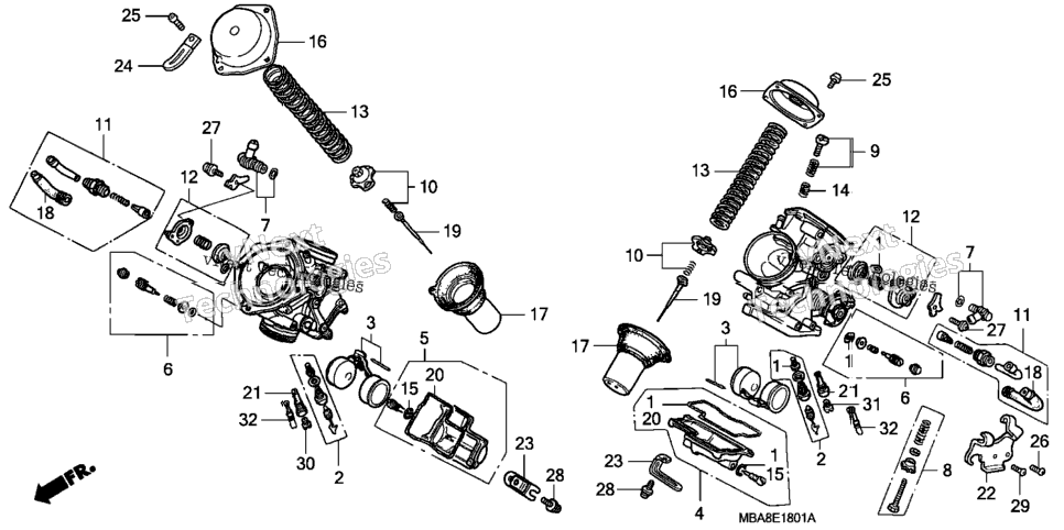 Carburetor (Component Parts)