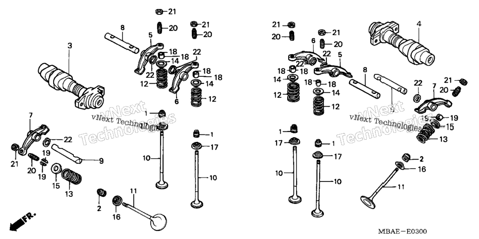 Camshaft + Valve